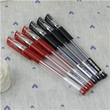 韩国文具【全国最低价！】欧标中性笔(黑红)0.5mm考试笔批发