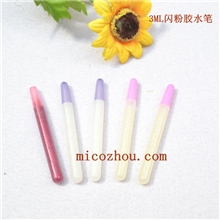 3ML独体装金葱笔金粉笔闪光笔颜料金葱胶闪光胶水
