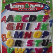 磁性英文字母数字冰箱贴儿童教具品牌字母贴婴幼儿早教