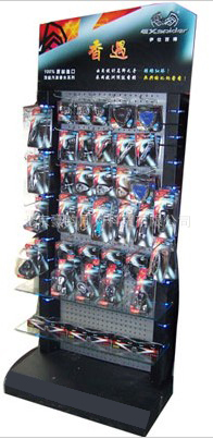 供应汽车用品展架汽车饰品展架汽车雨刷架汽车钢圈架汽车轮胎