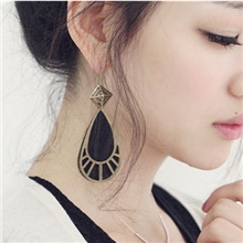 【热销】饰品批发韩国韩版饰品耳饰复古水滴形耳环
