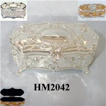 滴胶牙签盒锌合金镀银牙签筒收纳盒首饰盒女人专属礼物桌面用品