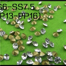 厂家直销尖底白色玻璃水钻国贸A钻水钻批发DIY水钻批发