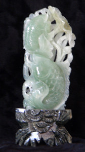 昊博金玉缘岫玉摆件连年有余岫玉连年有余连年有余摆件