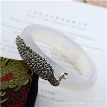 925纯银饰品复古泰银孔雀时尚经典女士新款手镯4个颜色