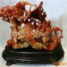 供应福建寿山石-老性芙蓉{年年有鱼}