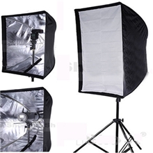 圣珀70x70cm便携式伞式柔光箱闪光灯影室灯摄影棚柔光棚
