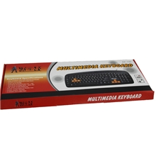 库存台式电脑usb外设静音有线游戏键盘笔记本外接键盘外置办公