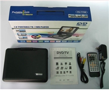 [厂家批发]出口中性7寸便携式移动DVD/可视高清带小电视