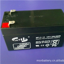 供应报警主机蓄电池,无线扩音器12V1.3AH(12V1.2Ah）蓄电池