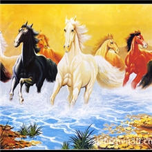 厂家直销大幅面100*200高清板材3D三维立体装饰画壁画墙画挂画