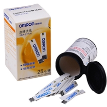 欧姆龙血糖仪试纸25片桶装230/231/232血糖仪专用批发厂家代理