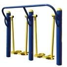 户外社区健身路径器材健身路径二位地埋太空漫步机健身设施厂家销