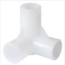 简易衣柜配件管子接头三通四通直三通三通脚四通脚