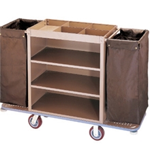 双边布草车客房车房口车收集车拆装双边客房车酒店宾馆服务车推车