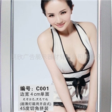 批量供应广东铝合金各类海报框，批发海报框，批发广告框，海报框