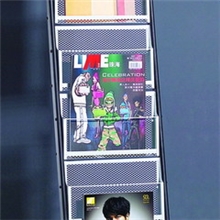 金文晋J-1A报刊架展示架书报架(带广告牌)广告展架广告架