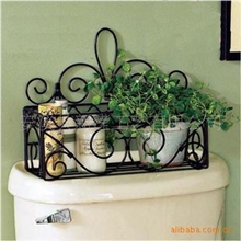 花架铁艺花架花架铁艺金属浴室架置物架挂架壁挂式花架
