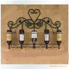 【新滢铁艺】壁挂酒架铁艺酒架田园式壁挂酒架WineRacks