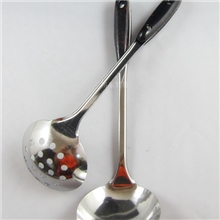 特价不锈钢电木柄汤勺漏勺火锅勺汤壳漏壳厂家直销