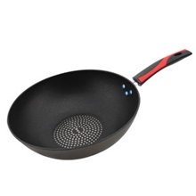 无油烟不粘锅铝制复底炒菜锅炒锅永康炒锅批发礼品装展销会