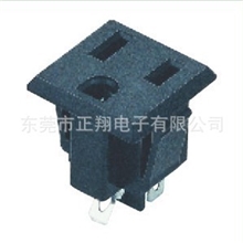 东莞供应美规铜脚AC电源插座AC-104