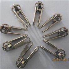 厂家直销箱包拉链头8#双面拉头金属双拉拉牌箱包配件