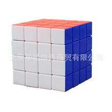 点盛四阶魔方4阶六彩实色免贴纸专业比赛益智智力玩具正品批发