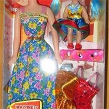 小额300元起混批过家家玩具实身芭芘娃娃芭比娃娃带大小人20104C