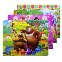 40片平面拼图熊出没米奇儿童早教益智幼儿卡通玩具厂家特价批发