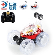 仁达带灯光五首音乐遥控翻斗特技车带自动演示RD8000035