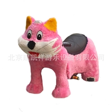 毛绒玩具车广场电瓶玩具车可定时计数经营方便