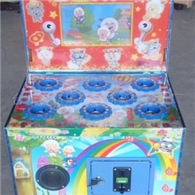 最新款木壳画屏打老鼠机、打地鼠、叮当乐园