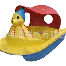 【厂家直销】游乐船双人脚踏船水上游乐船快艇