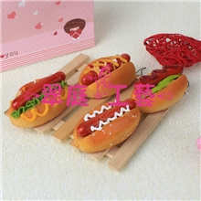 【供应】仿真面包模型可爱面包新奇特礼品饰品厂家直销