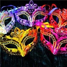 镀光皇冠面具儿童舞会演出面具彩绘面具面具批发厂家直销