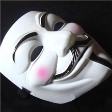 V字仇杀面具电影主题面具舞会恐怖面具面具批发厂家直销