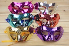 电镀平头面具万圣节面具派对面具批发厂家直销