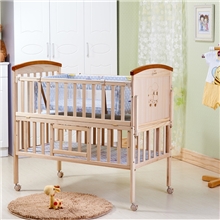 实木婴儿童床特儿福MY288实木婴儿床双层加内挂壁式吊带摇篮童床