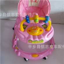 批发婴儿学步车助步车带玩具音乐版婴儿车多功能学步车
