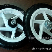 大量生产高档童车配件12寸斜五档EVA发泡轮多款颜色供选