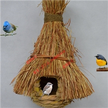 厂家草编工艺品鸟房子宠物用品小鸟草窝Birdhouse