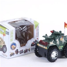 窗盒迷彩翻斗坦克翻斗车电动翻斗坦克电动玩具