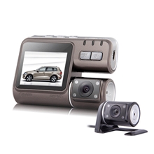 双摄像头行驶记录仪夜视双镜头行车记录仪批发高清行车记录仪厂家