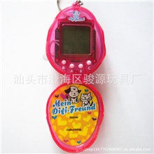 厂家直销80后怀旧玩具电子宠物游戏机玫红色