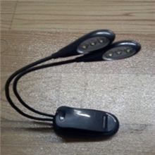 JS-2592双杠6灯夹书灯阅读灯USB7号电池书灯