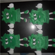 西瓜手偶,外贸订单，厂价直销，批发7.5元一只，起订2000只