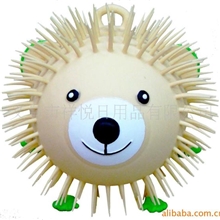 批发供应毛毛球/动物毛毛球/维尼熊毛毛球/TPR闪光毛毛球