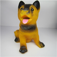 厂家直销搪胶惨叫狗发泄减压狼狗热卖仿真动物玩具一件起批