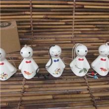 晴天娃娃景德镇陶瓷风铃景德镇陶瓷风铃陶瓷风铃供应风铃